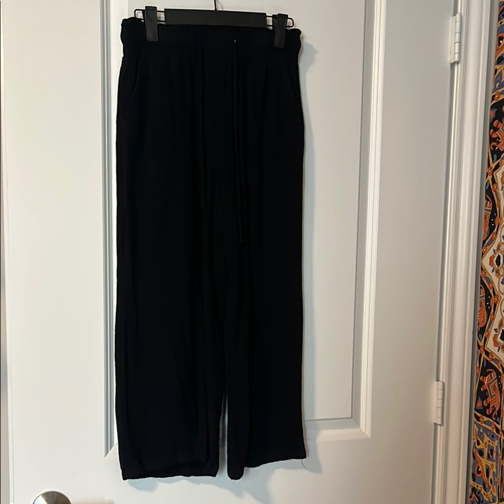Black Drawstring Pants - Picture 2 of 2